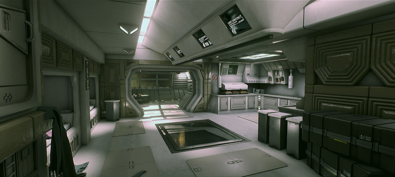 Illustration for article titled Alien: Isolation Fan Art Really Nails The 'Deserted Space Station' Feel